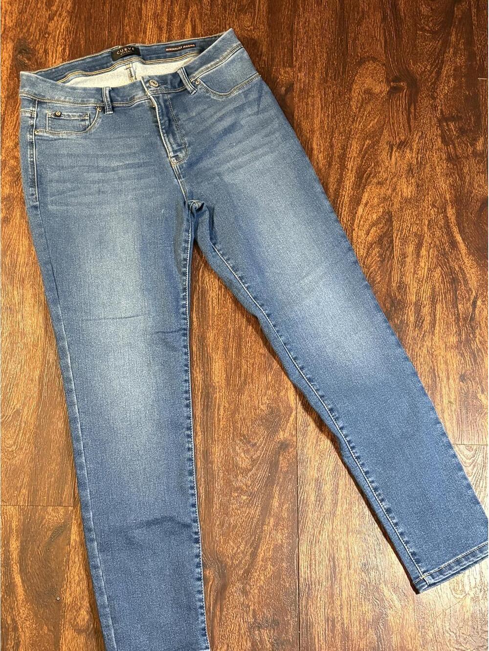 Curve Appeal Minimalist Jegging Skinny Jeans Women’s Blue Stretch Denim Size 6
